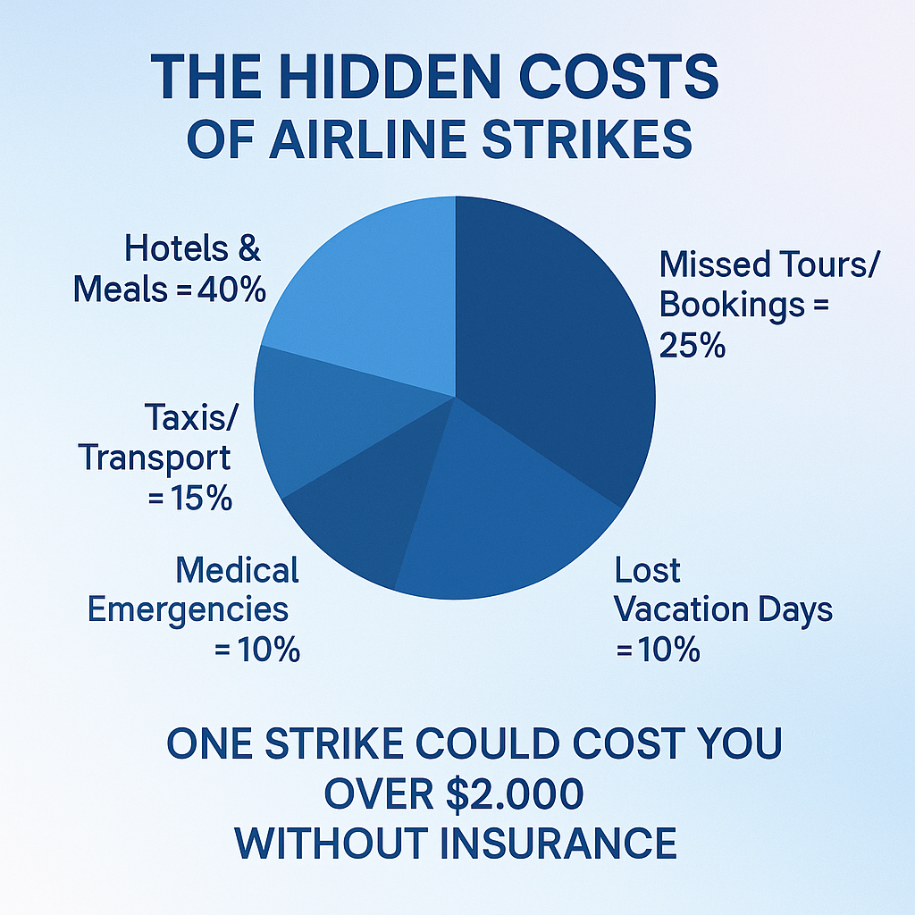 Hidden costs of airline strikes